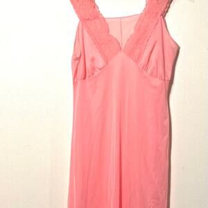 Vintage Lingerie, Pink Lace Vintage Lingerie
